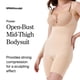 thumbnail image 2 of Body Leotard Spanx Power de pecho abierto a mitad del muslo Nude L, 2 of 6