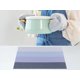 thumbnail image 5 of REGALWOVEN 6 Paquete de Manteles Rectangulares para Decoración de Mesa de Comedor de Cocina Resistentes al Calor Manteles Limpiables Azul 18*12in, 5 of 7