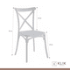 thumbnail image 5 of Comedor Eames 80cm redonda Blanca + 4 Sillas Crossback Danubio Blancas, 5 of 8