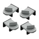 thumbnail image 2 of Tope De Ventana Con Cerradura De Ventana Corredera, 4 Piezas, Para Dormitorio, Patio, Hogar, Argent, 2 of 5