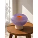 thumbnail image 1 of Lámpara de Mesa Velador SLVJE Mist E27 Impresa en 3D 22 x 24 cm Beige / Violeta + Ampolleta, 1 of 1