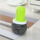 thumbnail image 1 of 1pc, Pot Pan Dish Bowl Brush, Scrubber Hydraulic Cleaning Brush, Stainless Steel Wire Scrubber, Practical Kitchen Washing Tool, Cleaning Tools, 1 of 2