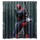 thumbnail image 1 of Cortina de ducha de Deadpool orinando, juego de cortina de baño con ganchos, tamaño 60 x 72 pulgadas, 1 of 3