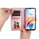 thumbnail image 3 of Funda tipo cartera FOXDOCK para OPPO A59 5G , diseño girasol en relieve, cuero PU, cierre magnético, soporte y tarjetero, 3 of 5