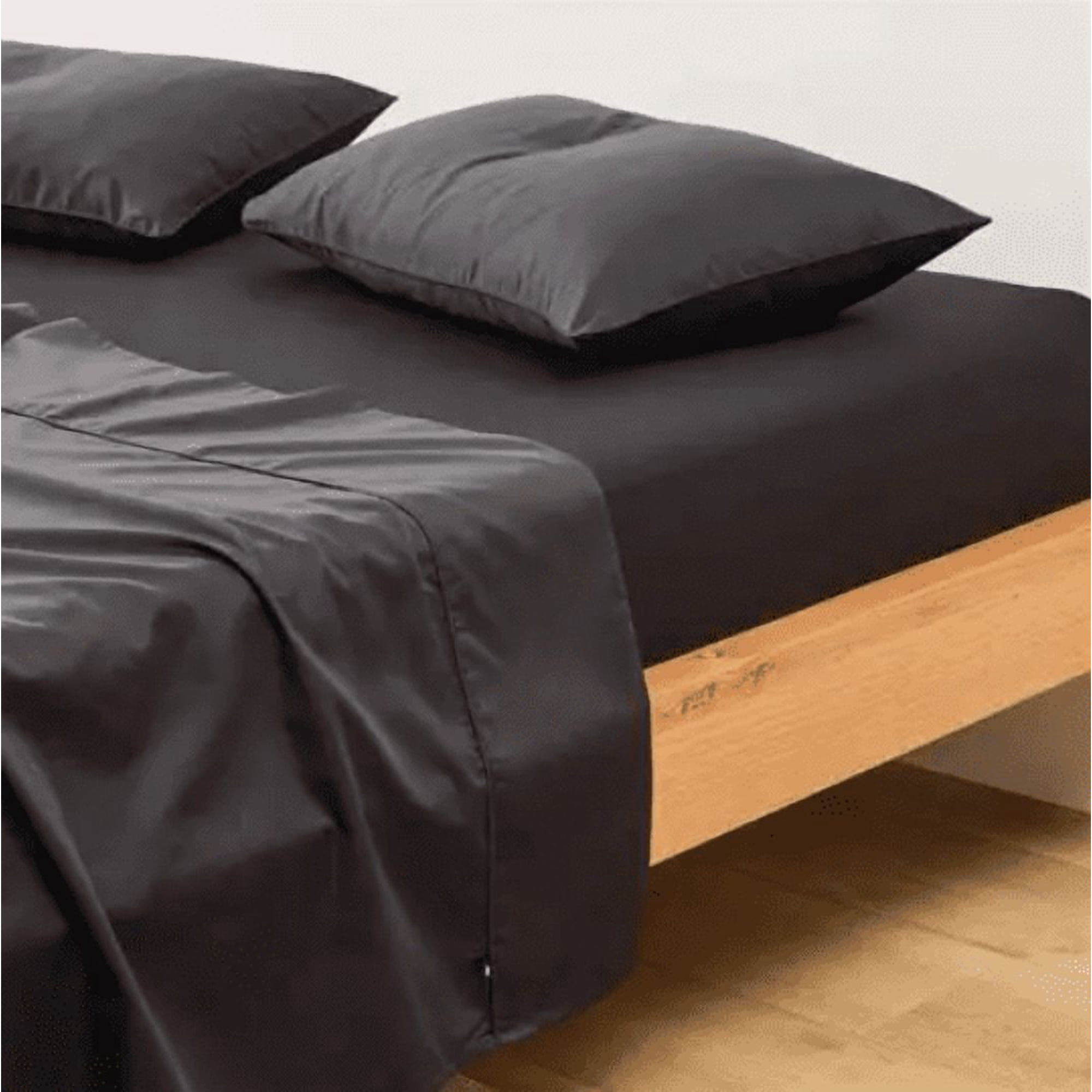 Genérico - Sabanas 200 Hilos King Negro