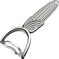 Xusx111 - Peeler De Maíz Y Cob Stripper Herramienta - Acero Inoxidable Remover & Cortador De Núcleo Para Maíz En Cob Planeadora De Maíz De Acero Inoxidable, Peladora De Maíz De Cocina, Planeadora Domé