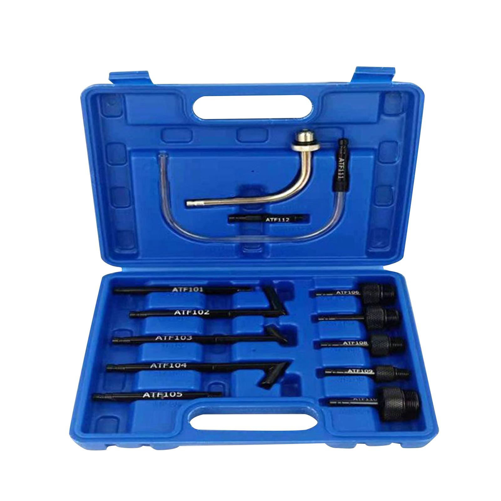 Magideal - Adaptador De Llenado De Aceite, 13 Uds., Conector De Transmisión, Llenador De Líquido De Transmisión Automática Para Coche, Adaptador De Llenado De Lí