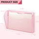 thumbnail image 3 of Organizador De Archivos De Pared De Malla Rosa Con 3 Compartimentos, 3 of 7