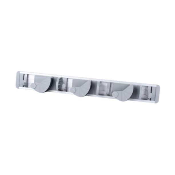 Colgador de escobas y trapeadores, organizador de escobas y trapeadores, resistente, práctico, multiusos, para colgar en la pared, para jardín, hogar, 40cmx5cm