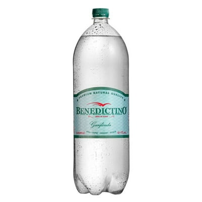 Agua Purificada Con Gas Botella 2 L Benedictino