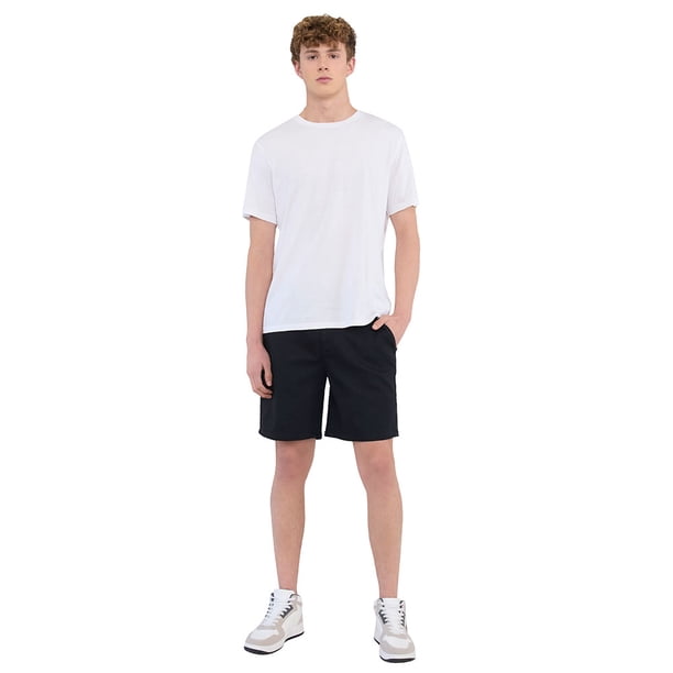 Short Hombre Soft Knit Negro Corona
