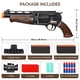 thumbnail image 2 of Pistola de juguete revólver grande Pakimio con mira y balas suaves, 2 of 7