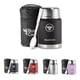 thumbnail image 1 of Termo Comida BossCamp 500 ml Negro Acero Inoxidable Bolso Térmico Cuchara, 1 of 8