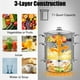 thumbnail image 2 of Vaporizador Giantex Acero Inoxidable 11 Litros Tapa de Vidrio, 2 of 3