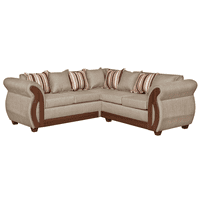 Ruzam Mobel - Seccional 5 Cuerpos Isidora Beige Lino