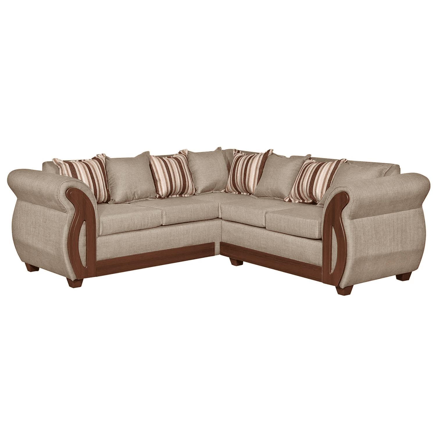 Ruzam Mobel - Seccional 5 Cuerpos Isidora Beige Lino