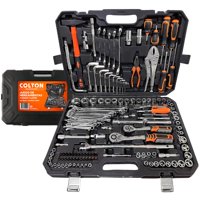 Colton - Set 142 Herramientas Manuales Combinadas Mecánicas Dados