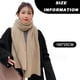 thumbnail image 2 of Bufanda de punto grueso de invierno para hombre y mujer, larga y cálida, para el cuello, de invierno, 2 of 5