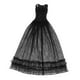 thumbnail image 4 of Vestido De Dama De Honor De Tul De Encaje Vestido De Fiesta De Baile Para 1/3 Mu?ecas BJD Negro, 4 of 5