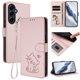 thumbnail image 2 of Carcasa Billetera de Cuero Sintético para Samsung Galaxy A55 5G, Rosa, 2 of 6