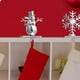 thumbnail image 3 of Soporte de metal para calcetines navideños, plateado, para colgar calcetines de árbol de Navidad, gancho antideslizante para adornos de repisa, ideal para chimeneas navideñas de estilo rústico., 3 of 5