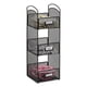 thumbnail image 2 of Organizador Safco Onyx Torre de Malla 3 Compartimentos Acero Negro, 2 of 3