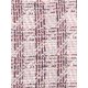 thumbnail image 5 of INSPIRE CHIC Top de Tweed para Mujer sin Mangas Cuello Redondo Estampado de Cuadros Cintura Cremallera Hebilla Espalda Blusa Tops XS Rosa Blanco, 5 of 6
