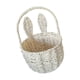 thumbnail image 4 of Cesta Tejida Con Orejas De Conejo, Decoración De Pascua, Cesta De Mano Para Regalos, Baby Shower, 4 of 5