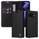 thumbnail image 3 of Funda Billetera de Cuero para Google Pixel 9A con Tarjetero y Soporte - Tapa Magnética Negro, 3 of 6