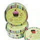 thumbnail image 2 of Set de 3 canister redondos de metal diseño cupcakes, 2 of 3