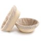 thumbnail image 1 of Cesta redonda ovalada para elaborar pan, paquete de 2, molde para pan, bannetons para pan de masa madre, cesta para elaborar pan, tazón, molde para hornear, utensilios para hornear, herramientas con f, 1 of 6