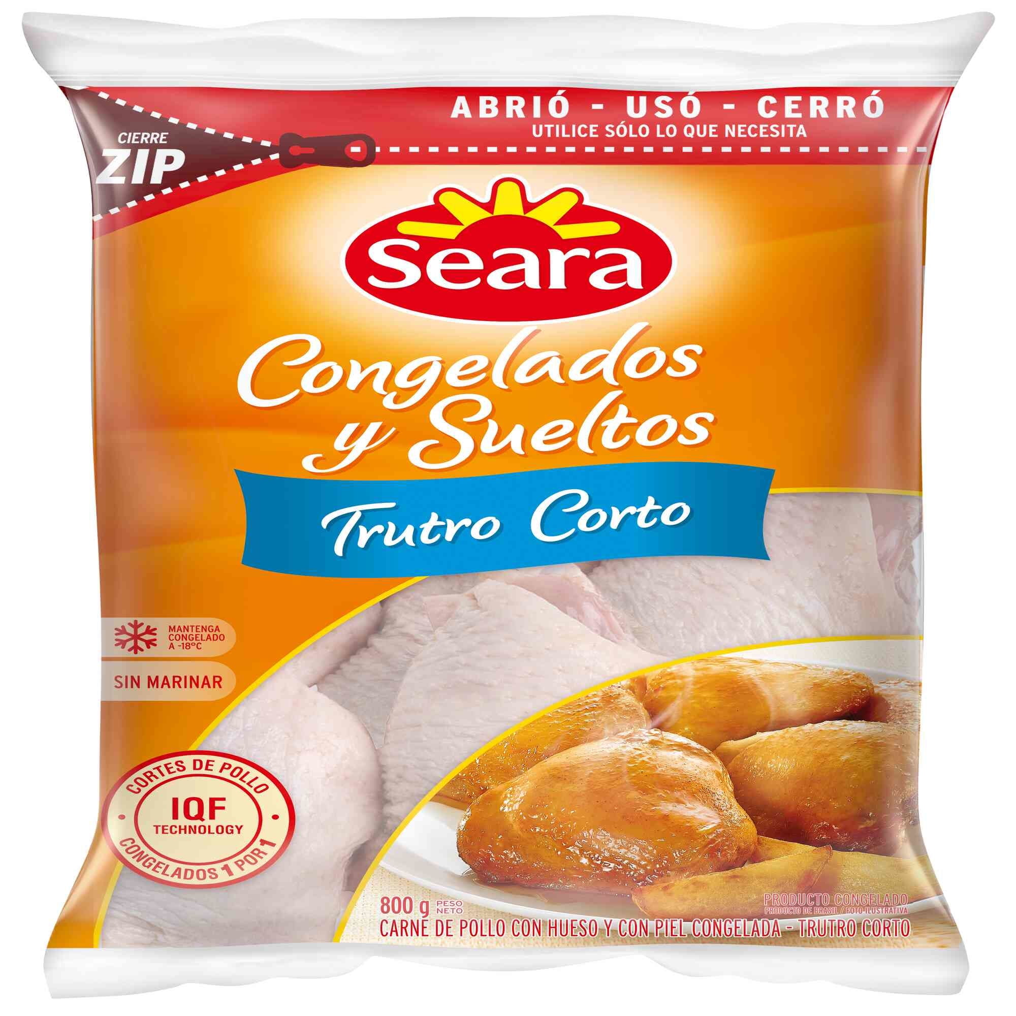 Pollo Trutro Corto Congelado 800 g Seara
