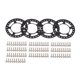thumbnail image 5 of Llanta De Rueda De Coche Rc De 1 9 Piezas De Anillos Beadlock Para Scx10 90046 1 10 Coche Negro, 5 of 5