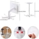 thumbnail image 2 of 4pcs Universal Rotating Hook, Multi-Purpose 360 Degrees Rotatable 6-claw Rack Organizer, Self Adhesive Bath Towel Rack, Kitchenware Storage Hanger Accessories, Wall Mount Utensils Rack, Home Kitchen S, 2 of 2