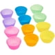 thumbnail image 2 of Paquete de 12 moldes reutilizables para muffins de silicona antiadherente de grado alimenticio, 2 of 7