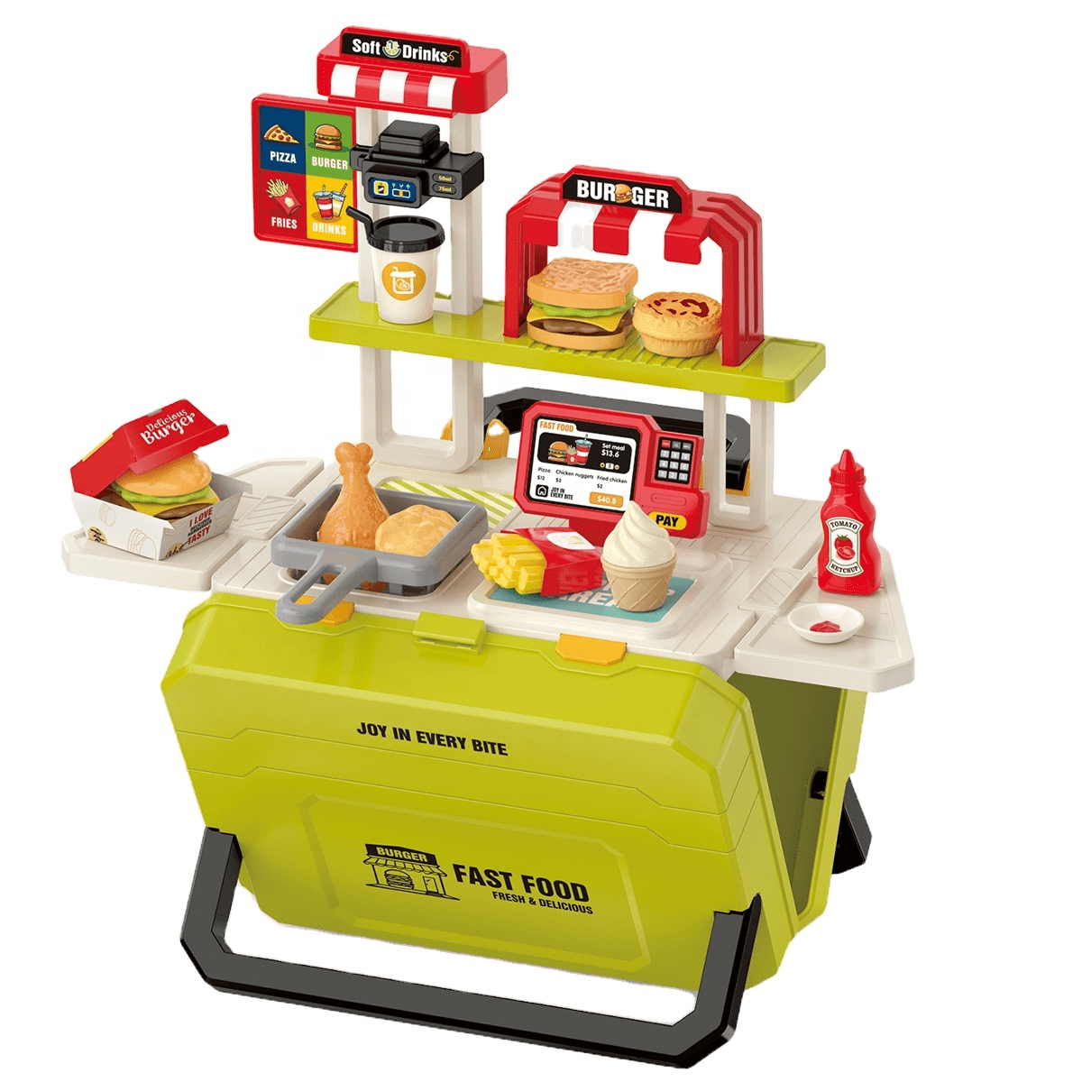 Genérica - Set Maleta Juguete De Cocina Comida Para Bebés Niños