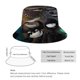 thumbnail image 2 of Puertas de Figura Sombrero bucket para adultos, gorra de protección solar, sombrero de pescador plegable para viajes al aire libre, pesca y actividades de verano, 2 of 6