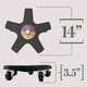 thumbnail image 4 of Soporte rodante resistente Bosmere Plant Caddie 14 para macetas, capacidad de 227 kg, 4 of 8