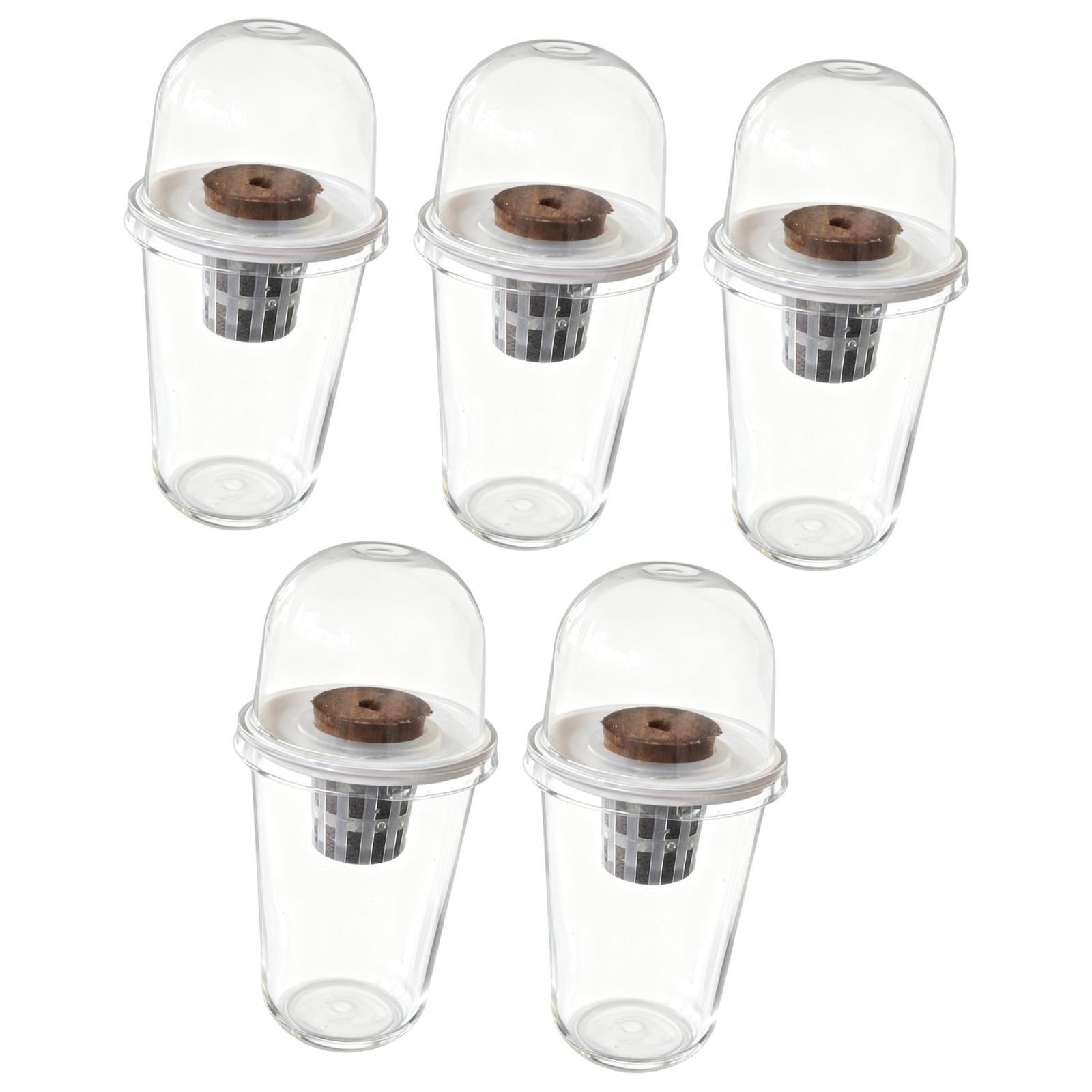 Magideal - 3 Piezas Hidroponía Kit Maceta Cultivo Sistema Esponja Jardín Pp Fácil De Instalar Y Mantener Adecuado Para Balcón Jardín Oficina Mercado Hotel Laboratorio 5 Kit