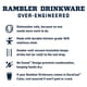 thumbnail image 4 of Vaso YETI Rambler 473 ml de acero inoxidable con aislamiento al vacío, 4 of 9