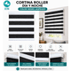 thumbnail image 1 of Cortina Roller Día y Noche 140x200 cm Negro Jaspeado Doble Tela Ajustable, 1 of 2