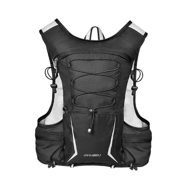 Mochila de Hidratación, Mochila de Hidratación, Mochila de Día, Mochila para Bicicleta, Mochila para Bicicleta para Adultos, Montañismo, Equitación Al Negro 165x145x36cm