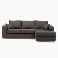 Barra Design - Seccional Monaco Derecho Lino Grafito