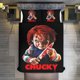 thumbnail image 3 of Chucky Horror Movie Duvet Cover Set, 3 Piece Bedding Set Decorative Comforter Cover Set, 3 of 5