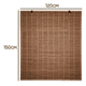 thumbnail image 2 of Cortina Bambú Persiana Bicolor 120x150 Roller Con Diseños, 2 of 5