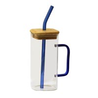 Bothyi - Beber Vasos Transparentes Regalos De Cumpleaños Para Bebidas Heladas Calientes Azul