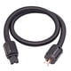 thumbnail image 2 of Cable de alimentación HiFi para audiófilos Cable de alimentación de Audio 125V 15A enchufe estadounidense Andiec C15 y/2/3M resistente 12AWG cable de 1M, 2 of 5