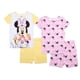 thumbnail image 1 of Conjunto de pijama de algodón Minnie Garden de 4 piezas para niña Disney, talla 3T, 1 of 5