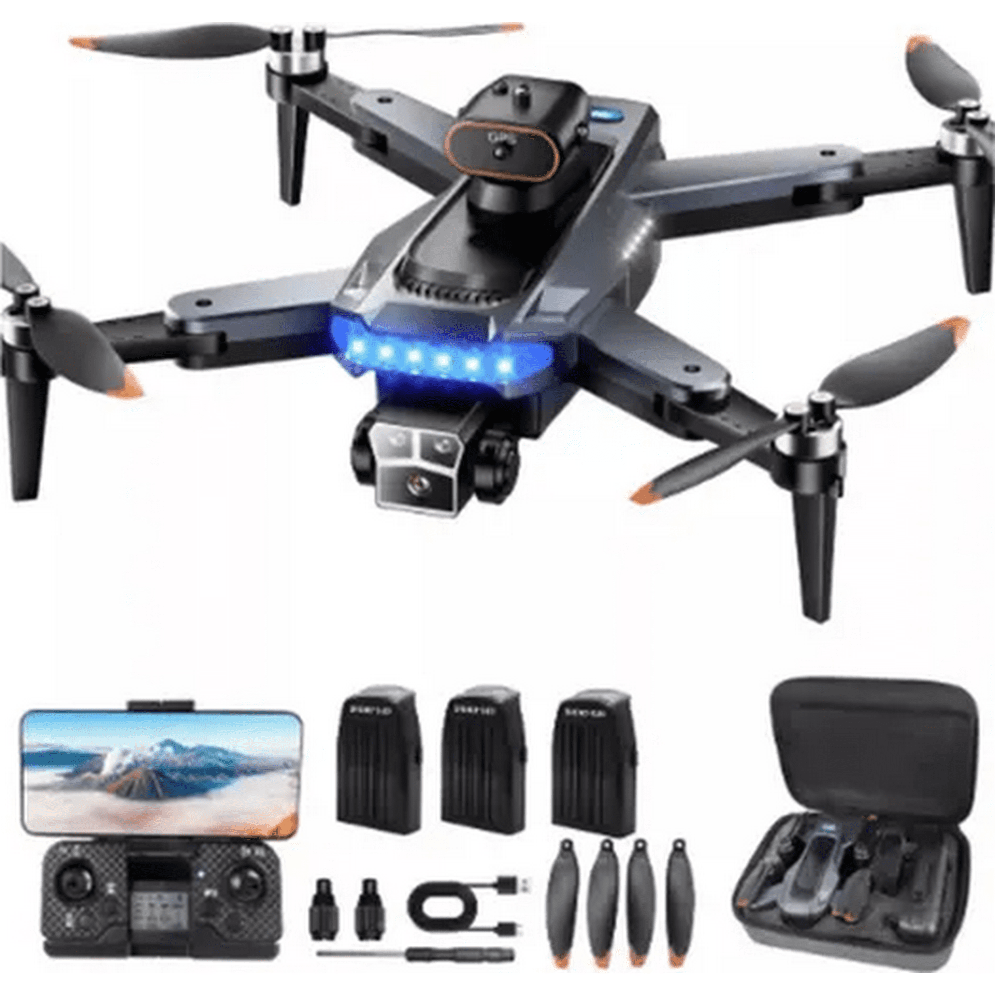Genérico - Drone 4k Dual Cámara Gps 5g Wifi