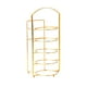 thumbnail image 2 of Estantes Extensibles Para Encimera, Decoración De Habitación, Estante De Almacenamiento De Cocina De Metal De 23x45cm, Dorado, 2 of 5